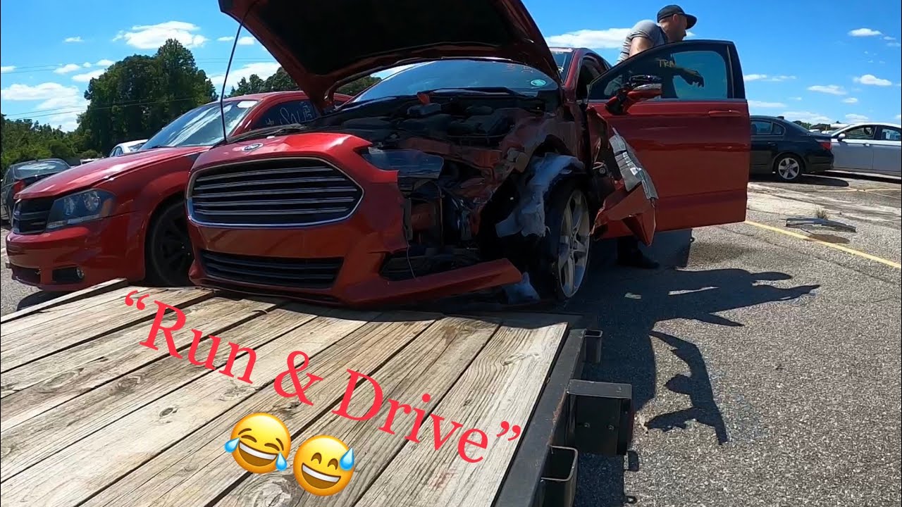Ford Fusion Auction Rebuild. NOT “run & drive”