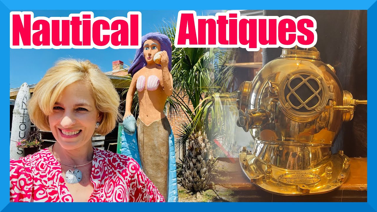 Florida shops are antique and unique. Come along for nautical finds for your home and entertaining!