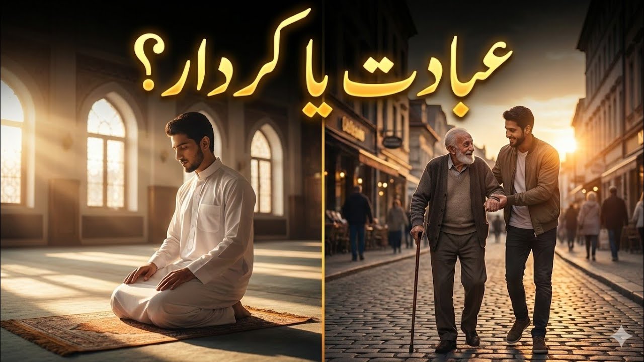 اللہ کے نزدیک سب سے اہم کیا ہے: عبادت یا کردار؟