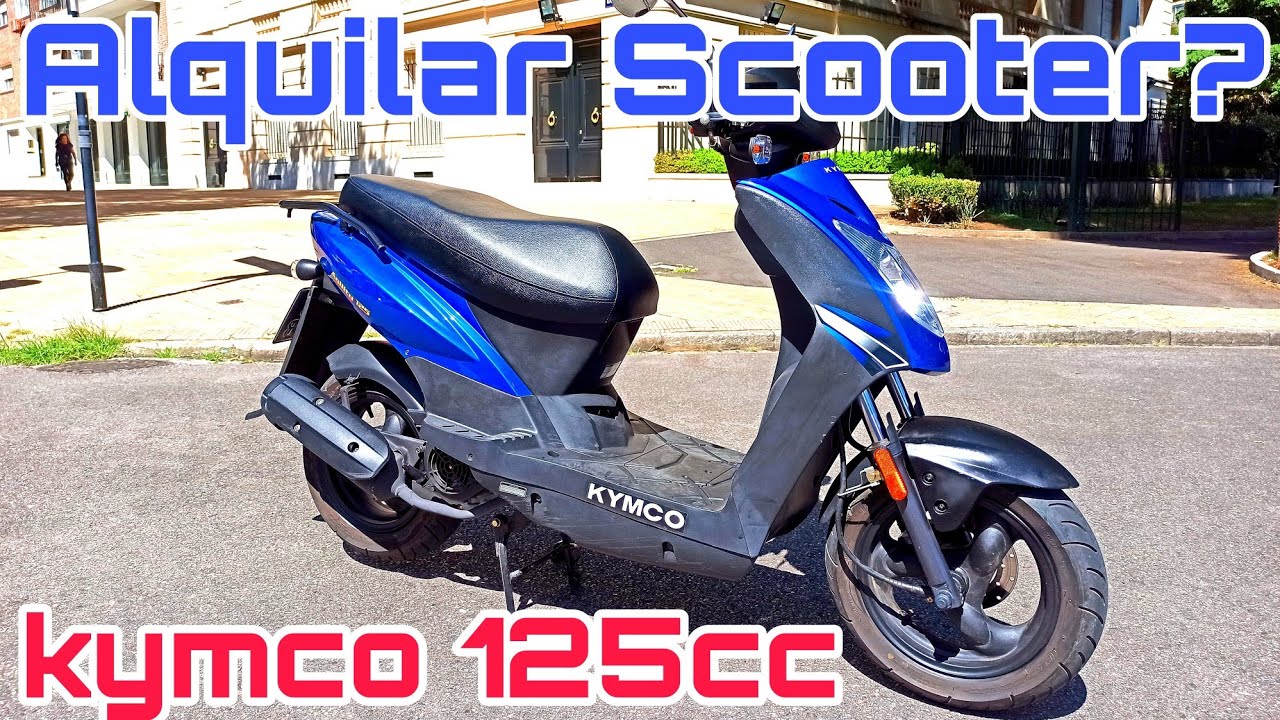 Scooter KYMCO Agility 125 cc,mini Test. ALQUILAR moto en Buenos Aires una buena opcion.