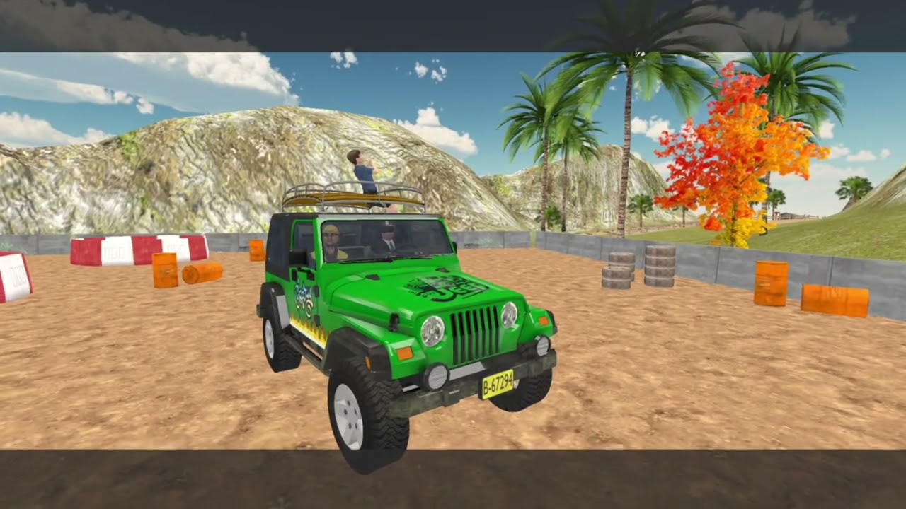 SUV Jeep driving gameplay 
