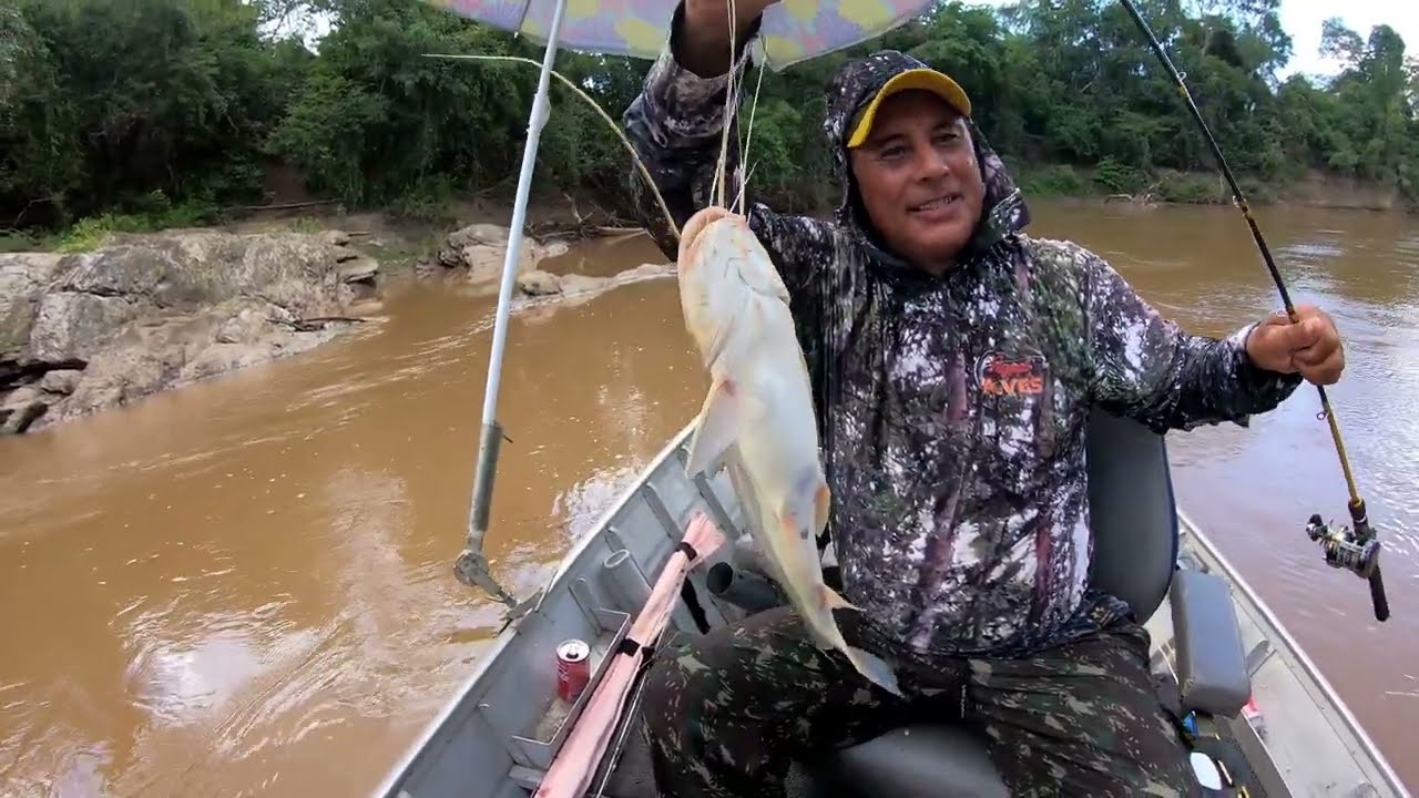 ESSE PEIXE NÃO TINHA NO RIO MIRANDA.(#pescaria  #riomiranda, culinária de pescarias pessoas e Blogs)