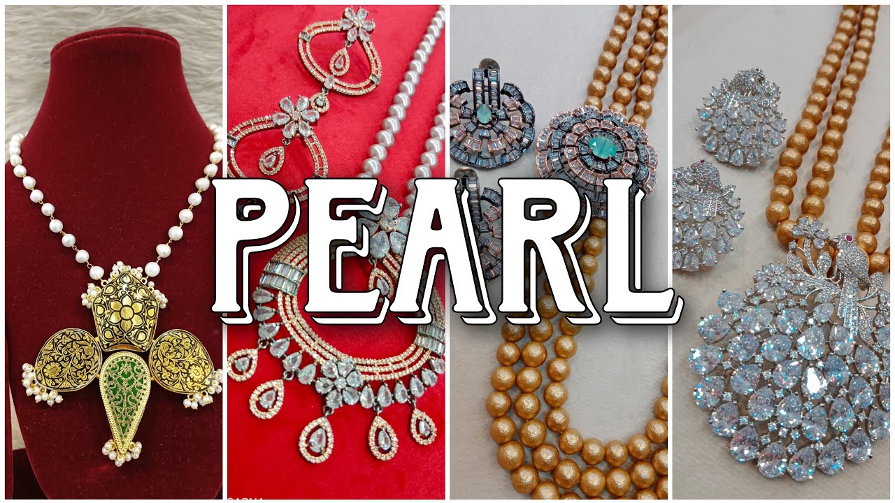 Pearl Jewellery Wholesale | Exclusive Pearl Jewellery | Pearl and AD Jewellery | Designer Pearl