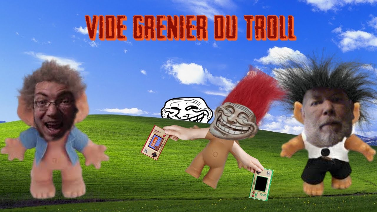 vide grenier des trolleur achète une game & watch
