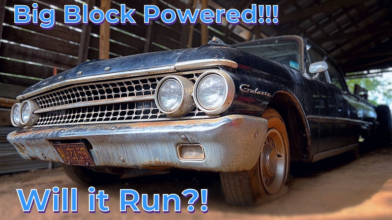 СВЕЖИЙ Ford Galaxie 390 1961 года! Будет ли он работать спустя 24 года?