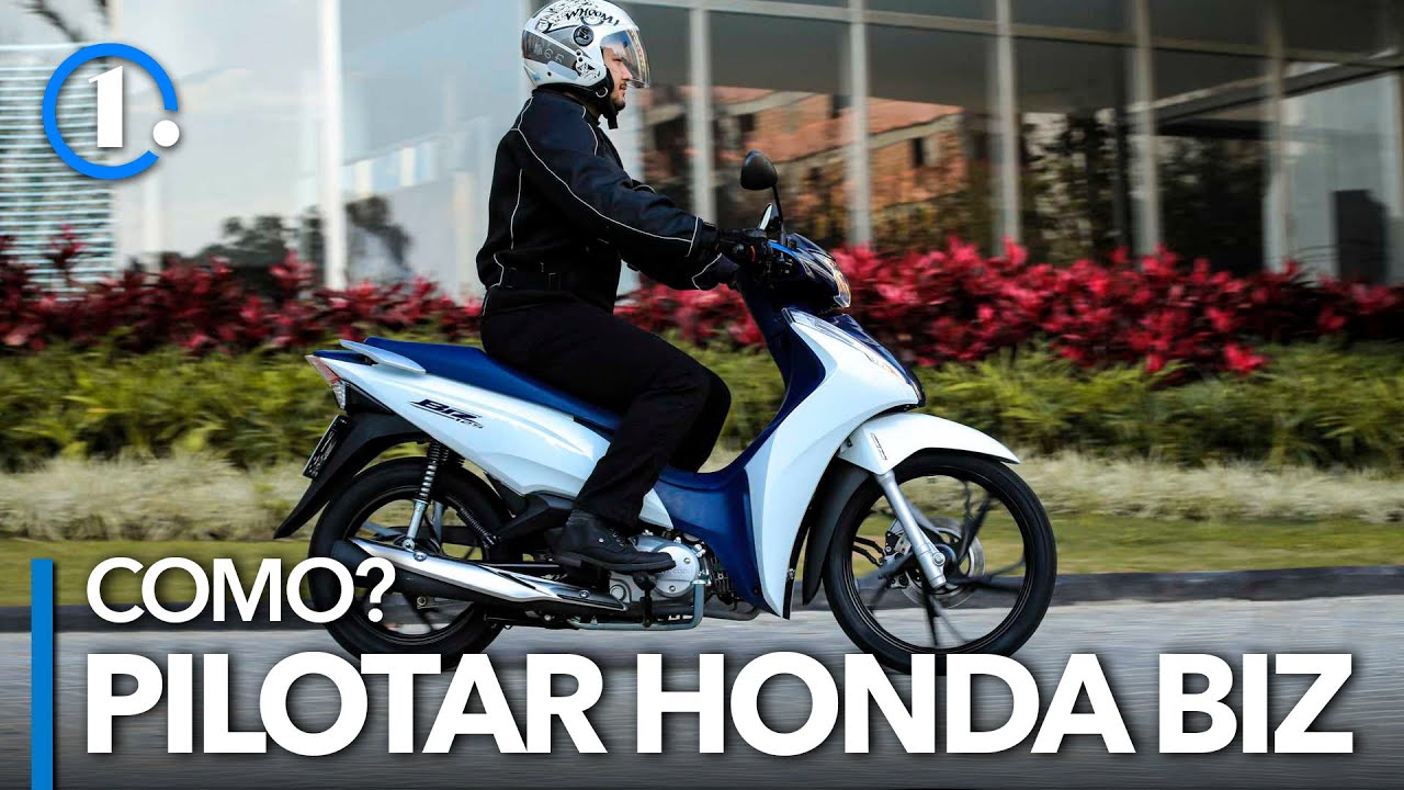 Como pilotar uma Honda Biz?