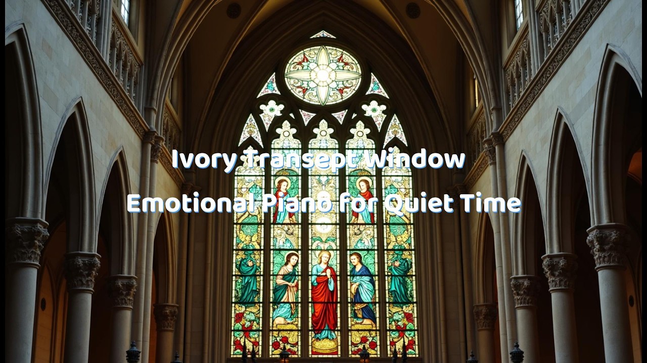 Ivory Transept Window &mdash; Emotional Piano for Quiet Time (1 hour)