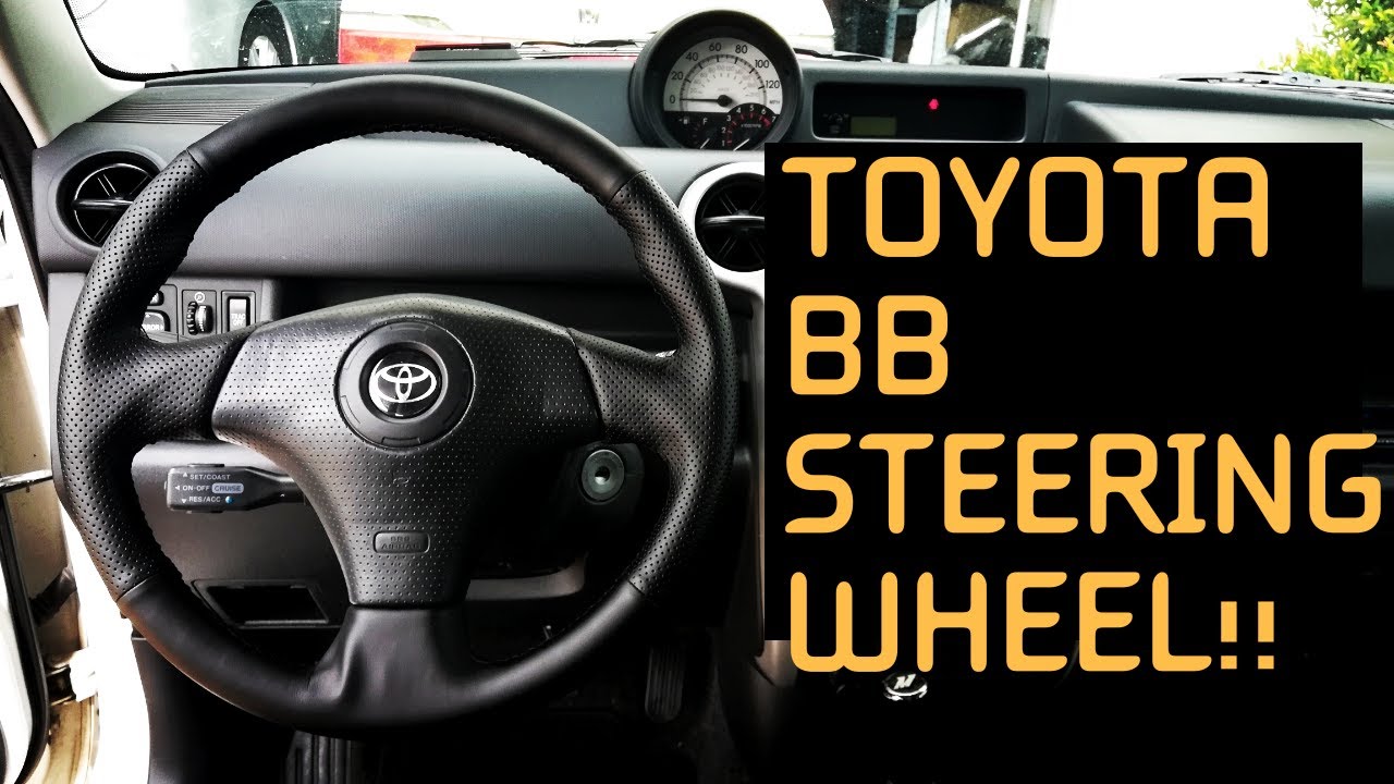 TOYOTA BB STEERING WHEEL ON THE XB!!