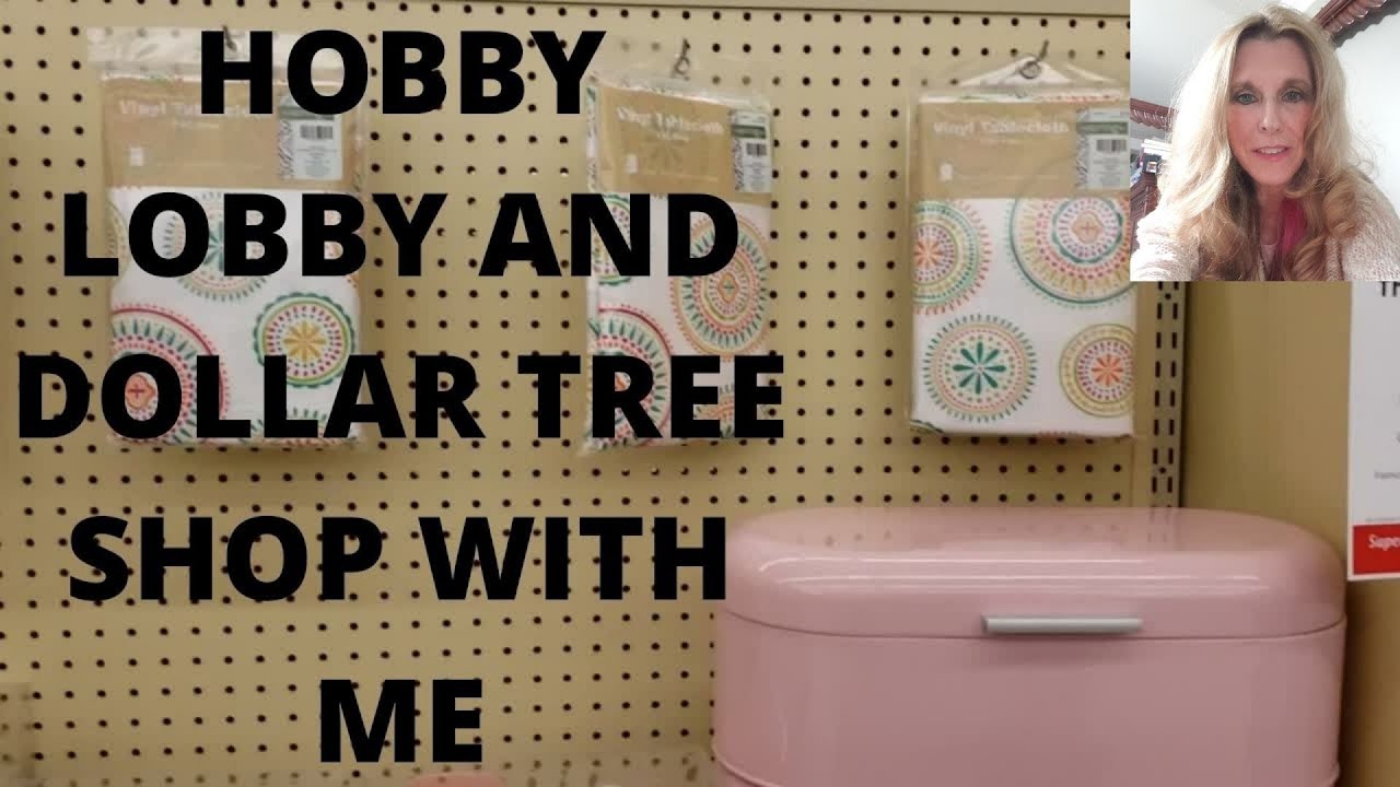HOBBY LOBBY AND DOLLAR TREE SHOP WITH ME! / HOBBY LOBBY / DOLLAR TREE / WALKTHROUGHS