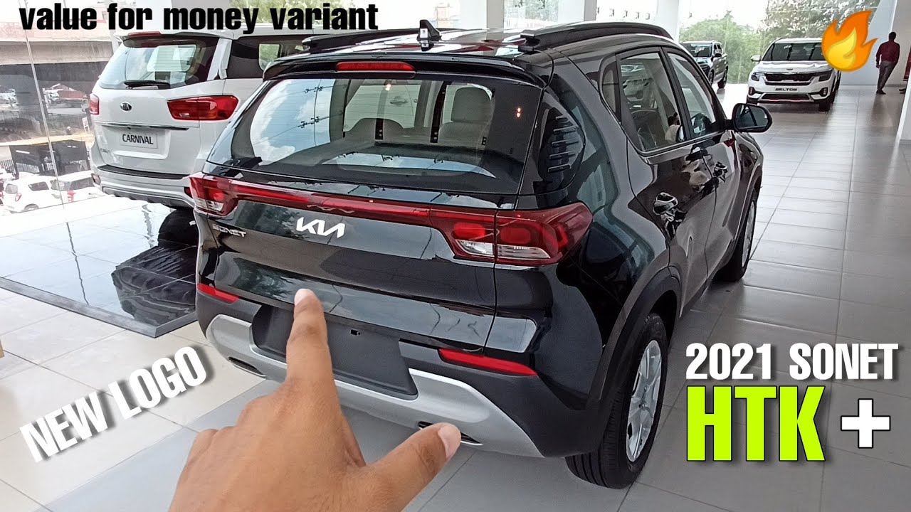 2021 New Logo kia Sonet HTK plus Review - ₹8.56 Lakh | Showroom Experience in lockdown🔥
