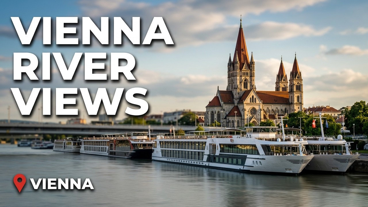 Vienna's Iconic Danube | Bridge, Boats & Riverside Charm