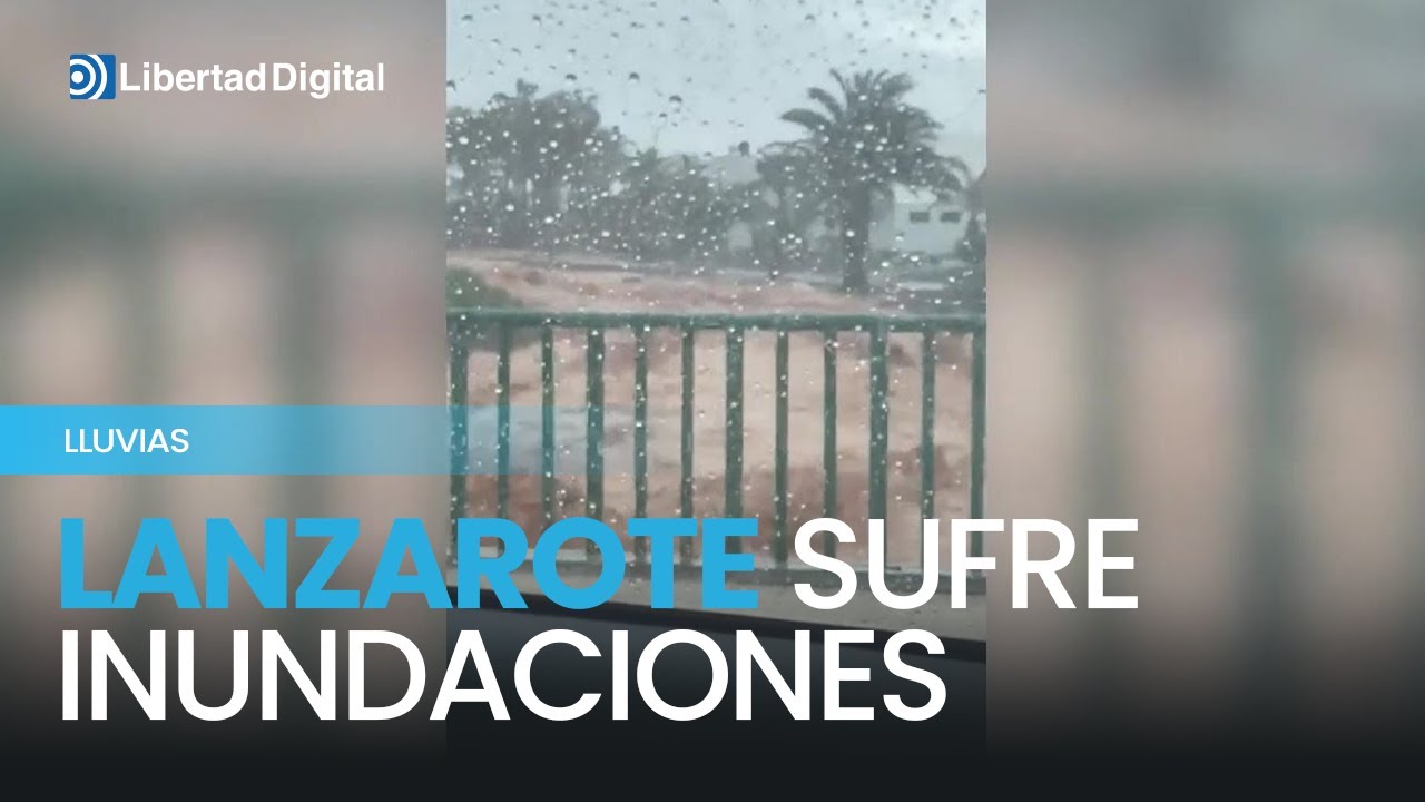 TEMPORAL | Lanzarote sufre inundaciones tras las intensas lluvia