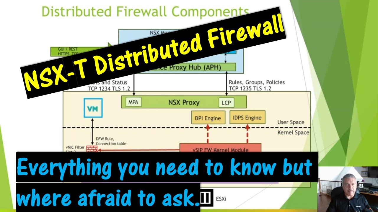 VMware NSX-T Distributed Firewall \\ Everything you need to know but were scared to ask.
