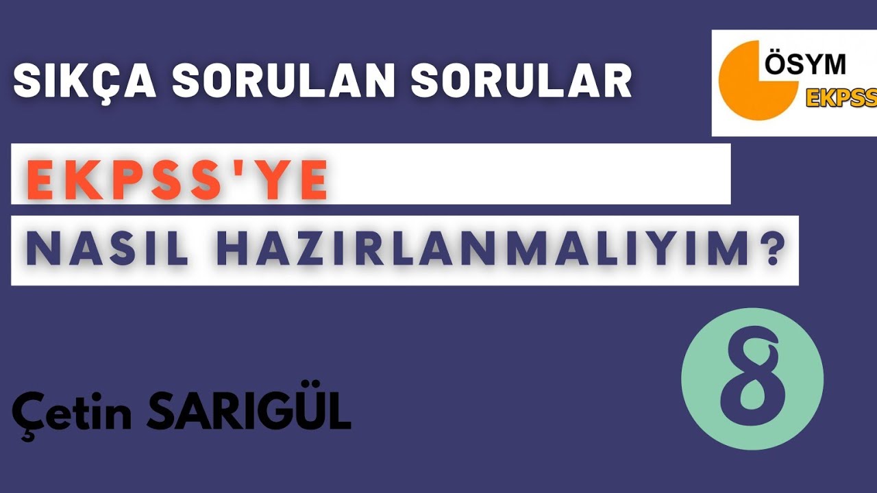 EKPSS'YE NASIL HAZIRLANMALIYIM?