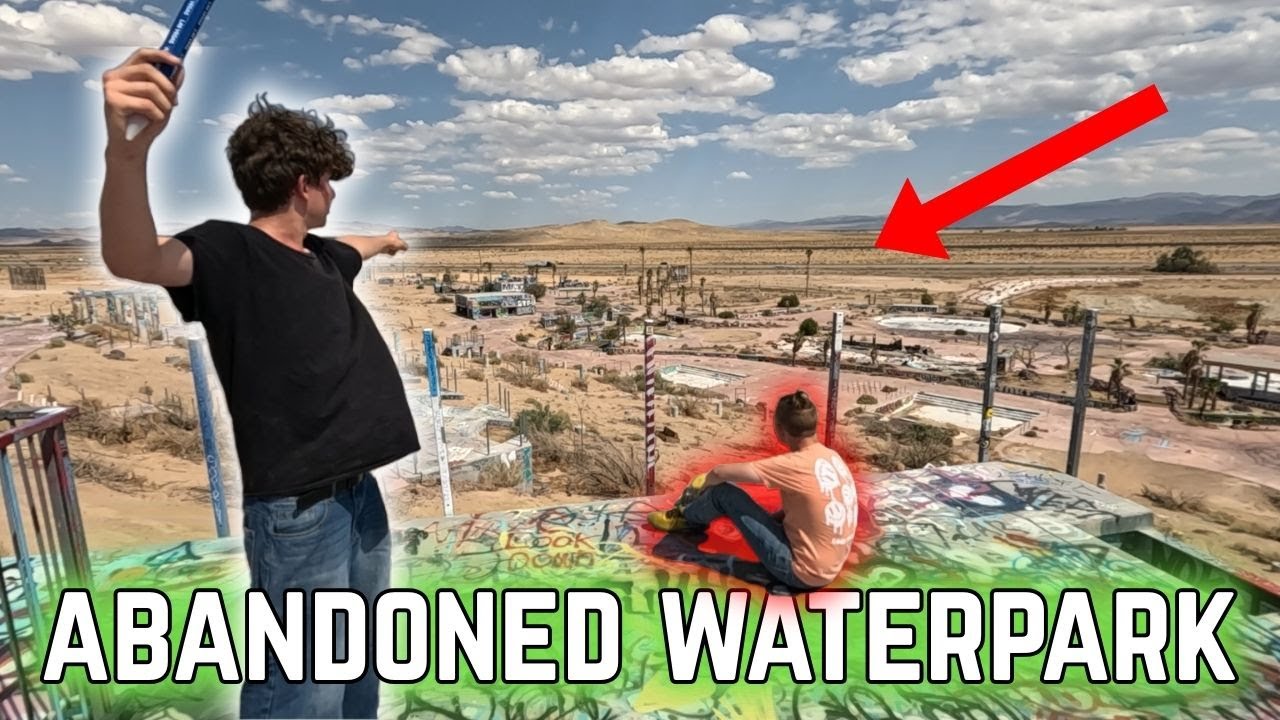 ABANDONED WATERPARK EXPLORATION!! (our biggest place yet)