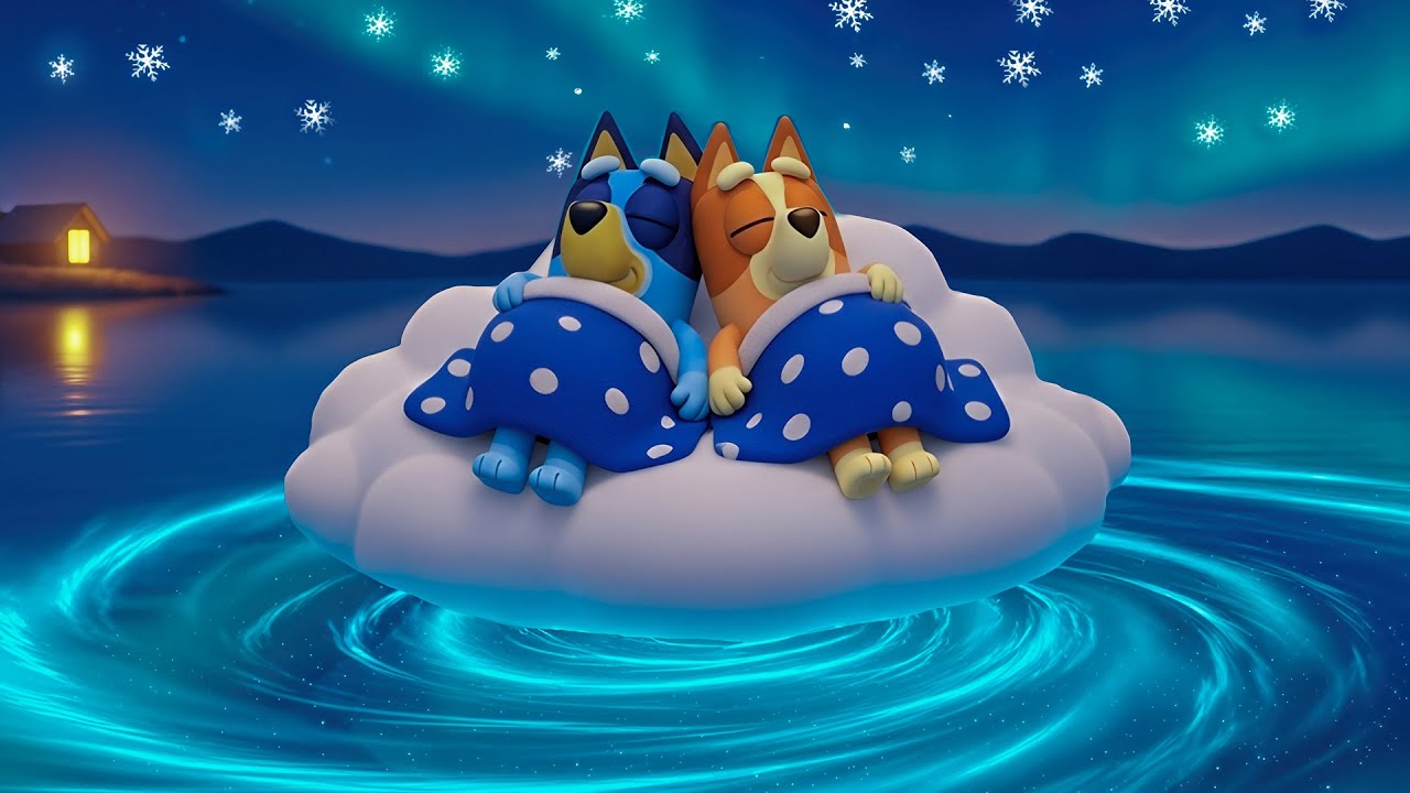 Bluey and Bingo’s First Snow Night❄️ Cozy Autumn-Winter Piano | Piano Beats for Study & Relaxation
