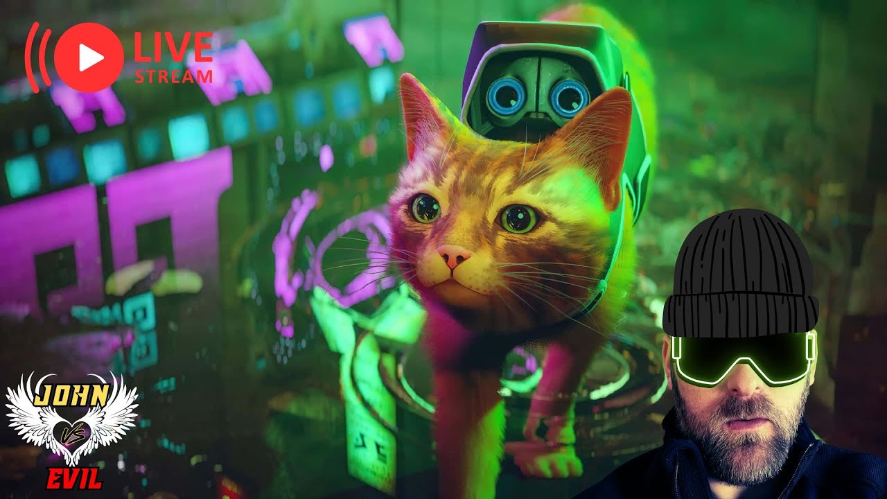 A Lonely Cat in the DYSTOPIAN FUTURE!! | Stray - LIVE 🔴