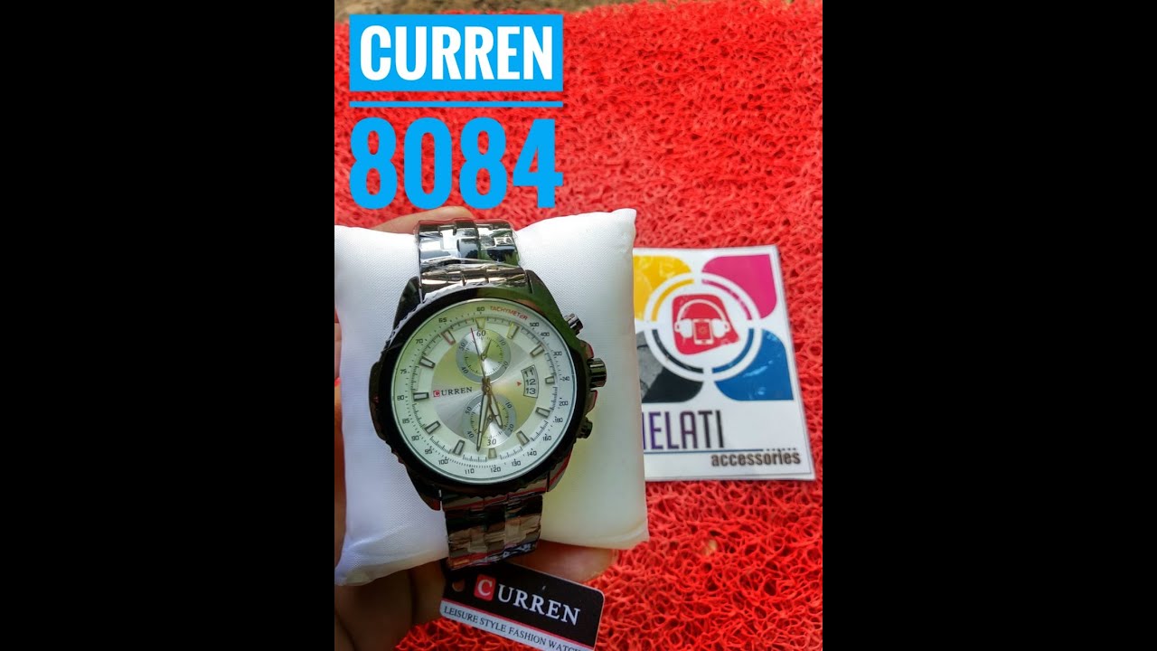 Curren 8084 Jam Tangan Pria ORIGINAL - Hitam Silfer