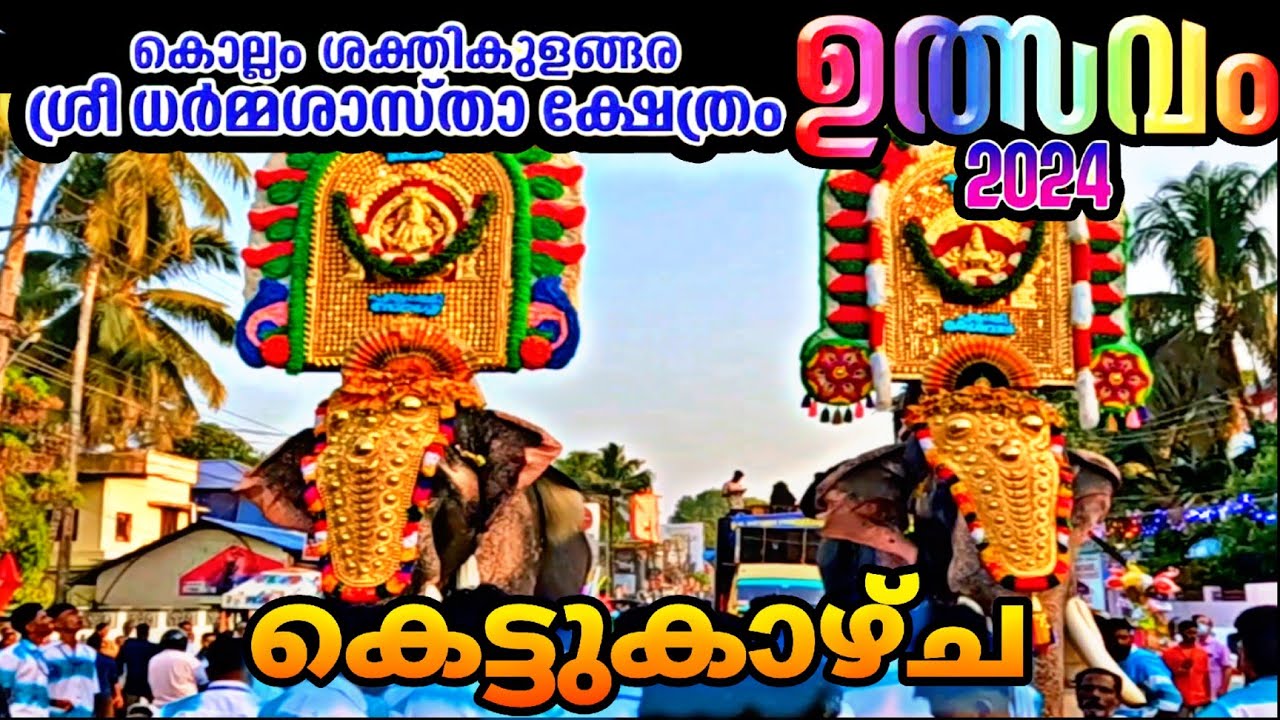 Sakthikulangara temple festival 2024 // ആറാട്ട് ഘോഷയാത്ര