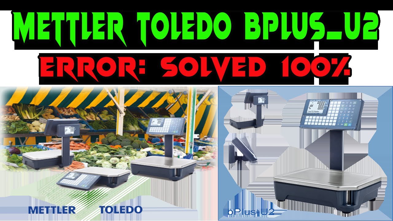 Mettler Toledo Scaler Bplus_U2 (Hindi na Lumabas yong Barcode Sticker, Solved 100%)