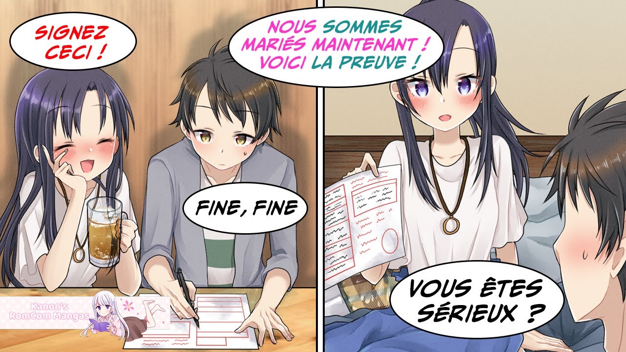 [Manga] Une fille ivre m'a forcé à signer des papiers de mariage…