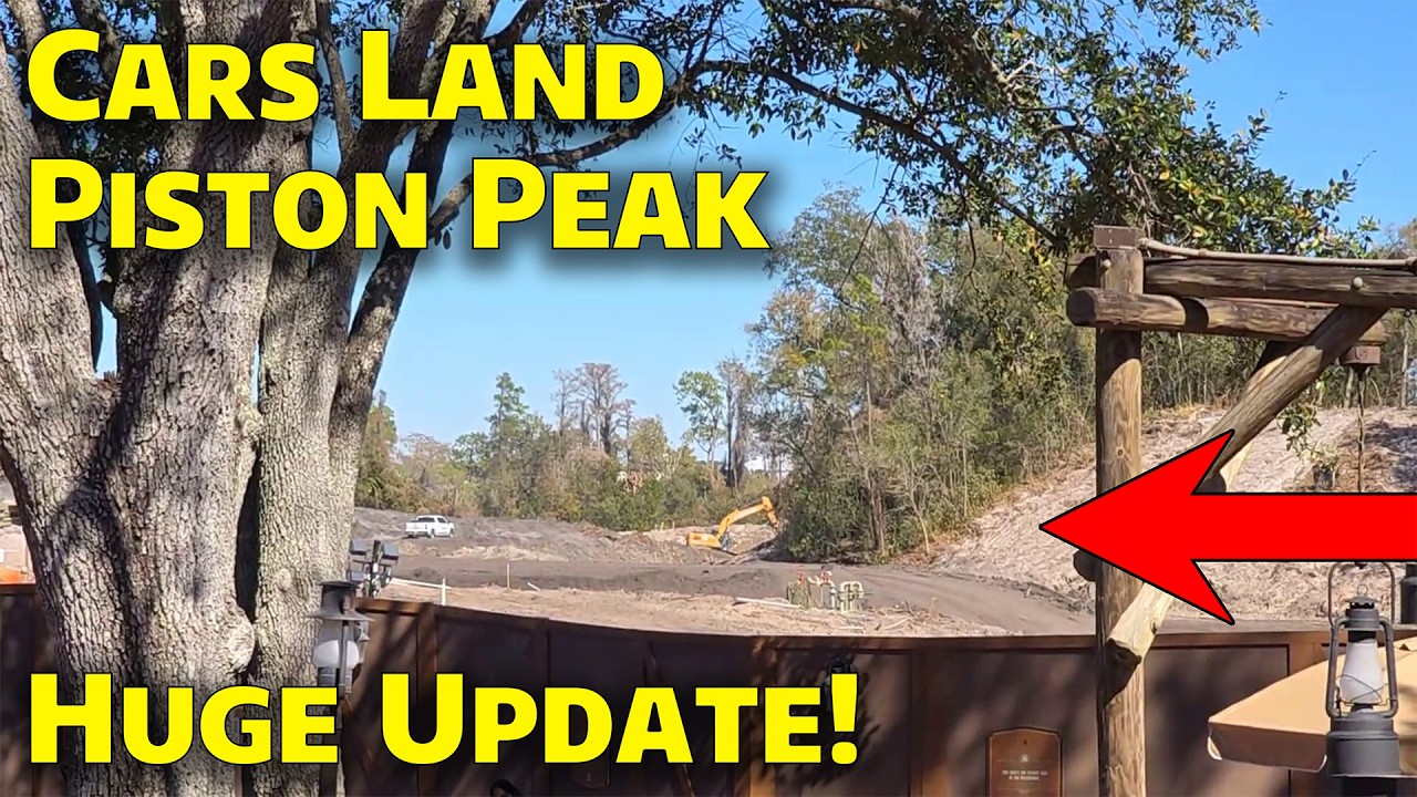 They Cleared Tom Sawyer Island for Disney&rsquo;s New Cars Land - Piston Peak Construction Update