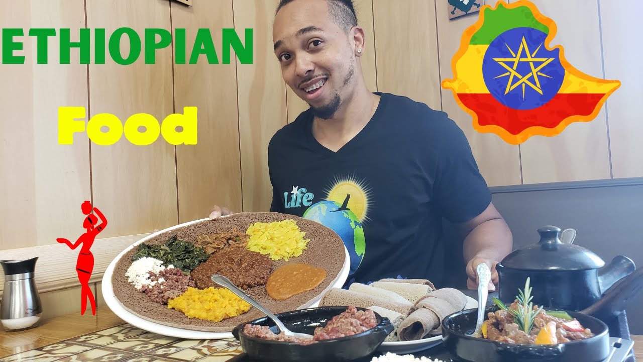 🇪🇹🇺🇸Eating Food At An Ethiopian Restaurant For The First TIME!!!!
