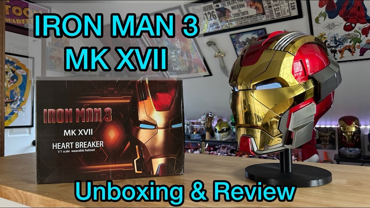 Iron Man 3 MK XVII Heartbreaker Helmet Review - Iron man - Avengers - Marvel - Joes Toys