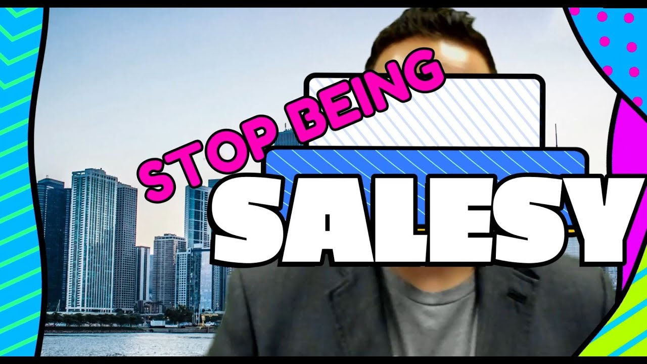 How to NOT Be Salesy!!