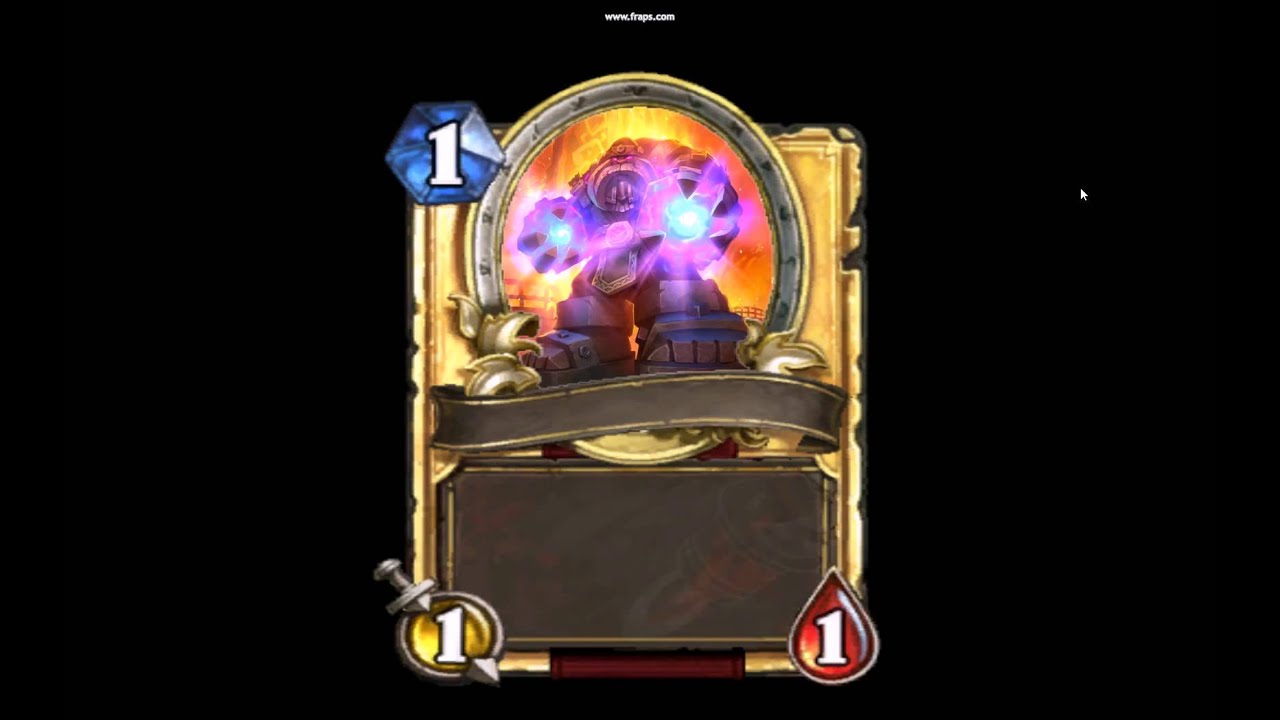Heartstone Arcanotron Gold card shader