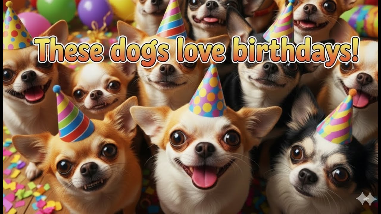 🎉 Happy Birthday Song with Cute Chihuahuas 💖 Let These Pups Celebrate With You!