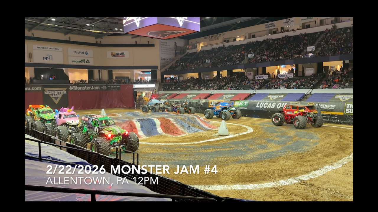Monster Jam Allentown, Pa 2/22/2026 (4K)