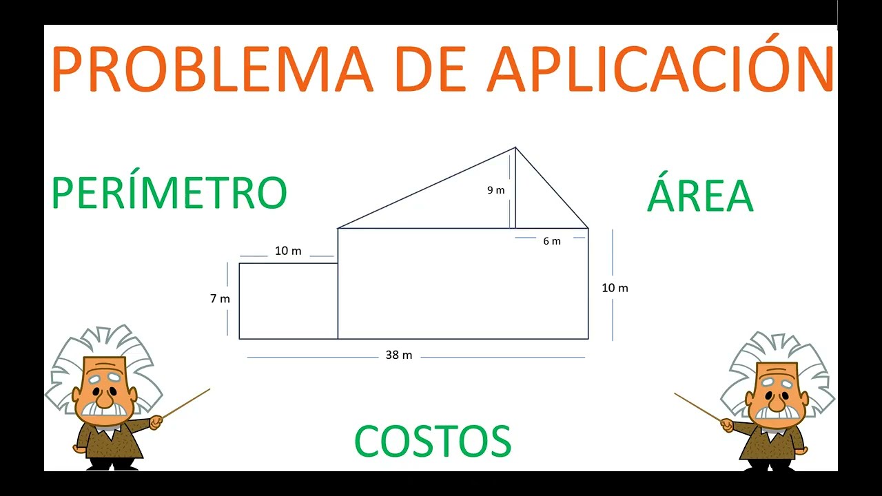 PROBLEMA DE APLICACIÓN SOBRE ÁREA Y PERÍMETRO #geometria #perímetro #area #costos #geometry