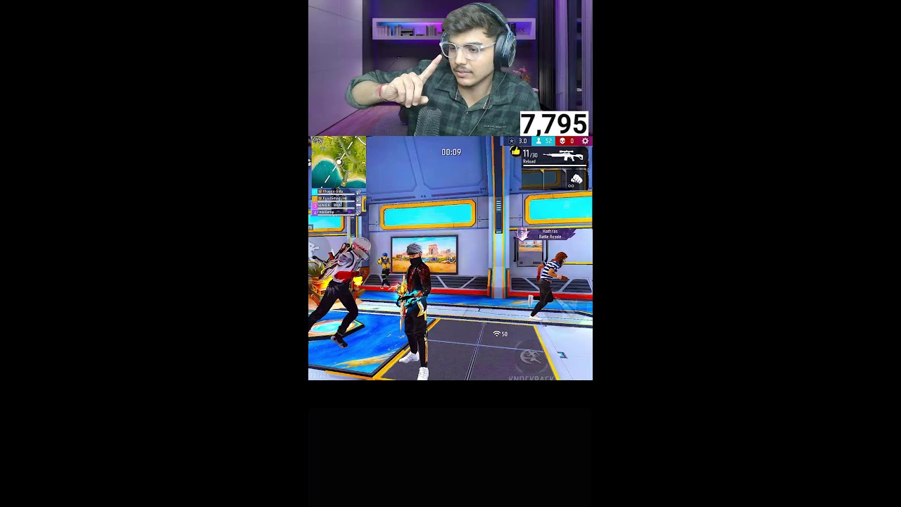 🔴 LIVE | Top 1 Grandmaster Push 🔥 | Free Fire Shorts Live #shorts #shortslive #freefire