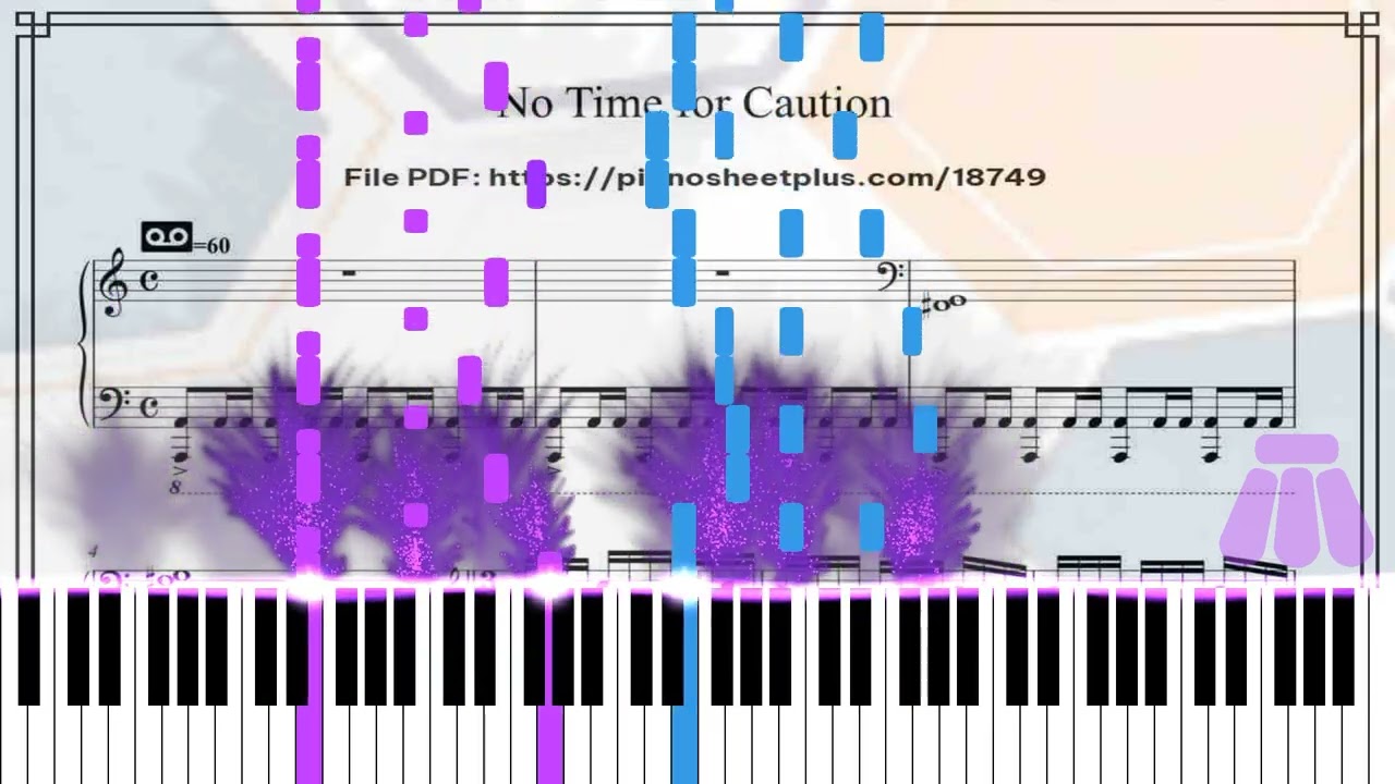 Free Piano Sheet No Time for Caution by Hans Zimmer