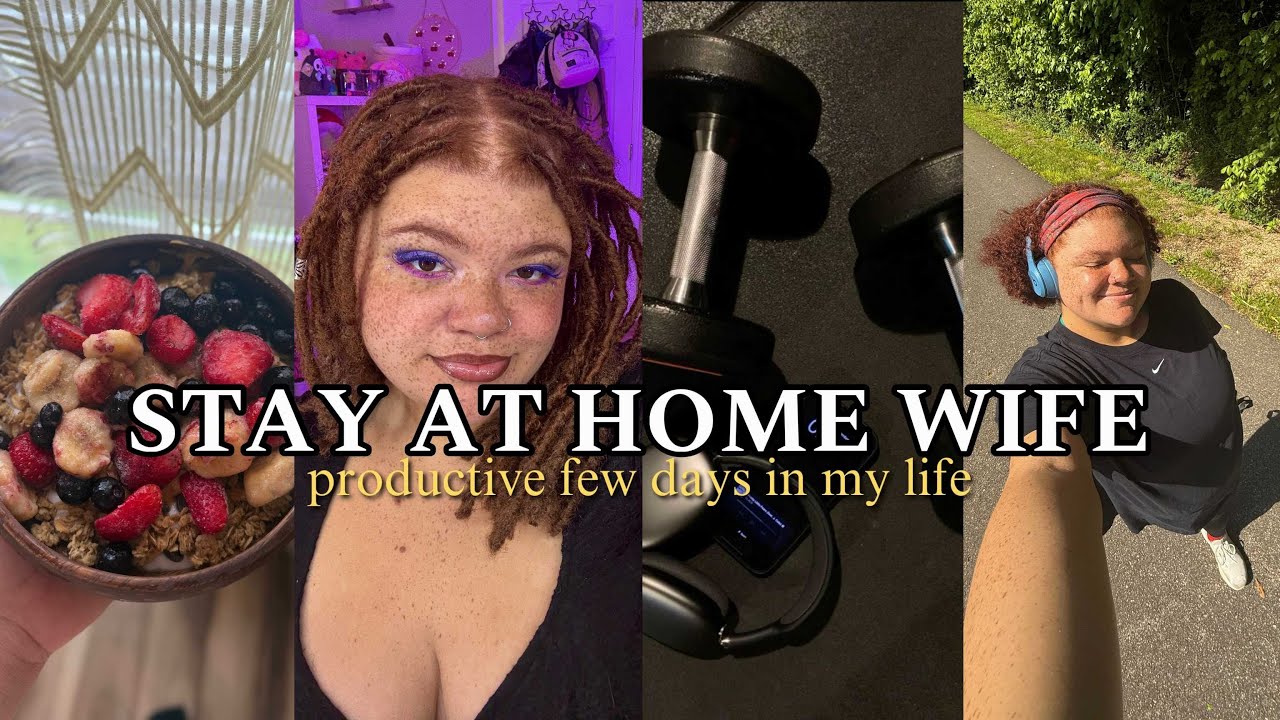 Days in my life as a STAY AT HOME WIFE! *productive*