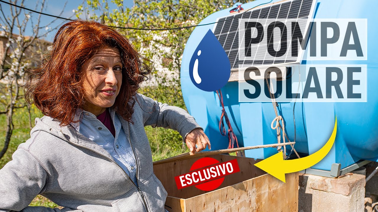 Come IRRIGARE l'ORTO? Impianto a GOCCIA con pompa solare⚡