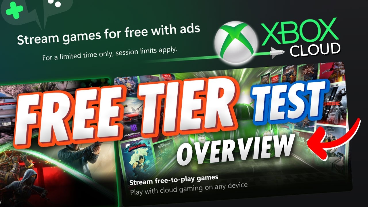 XBOX Cloud Gaming FREE TIER with ADS | FIRST LOOK!