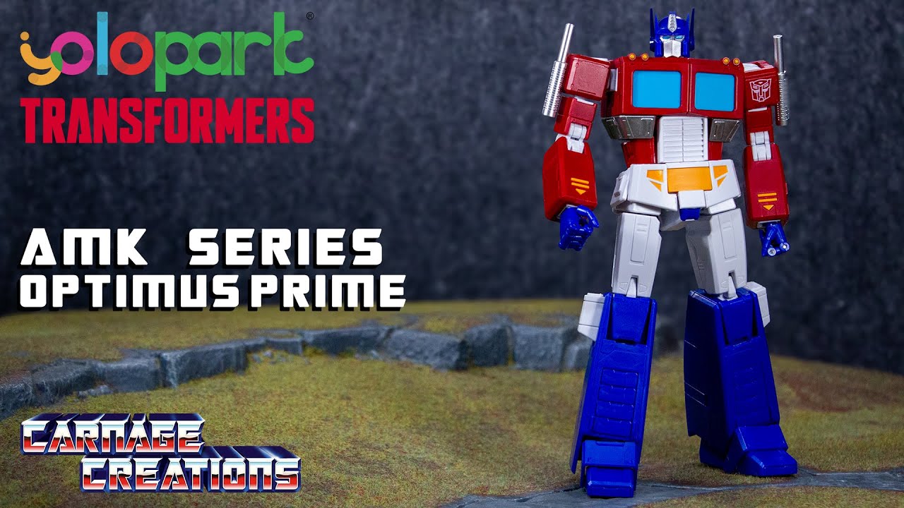 G1 OPTIMUS PRIME - @YOLOPARK Transformers AMK Series 20cm Model Kit Review (187)