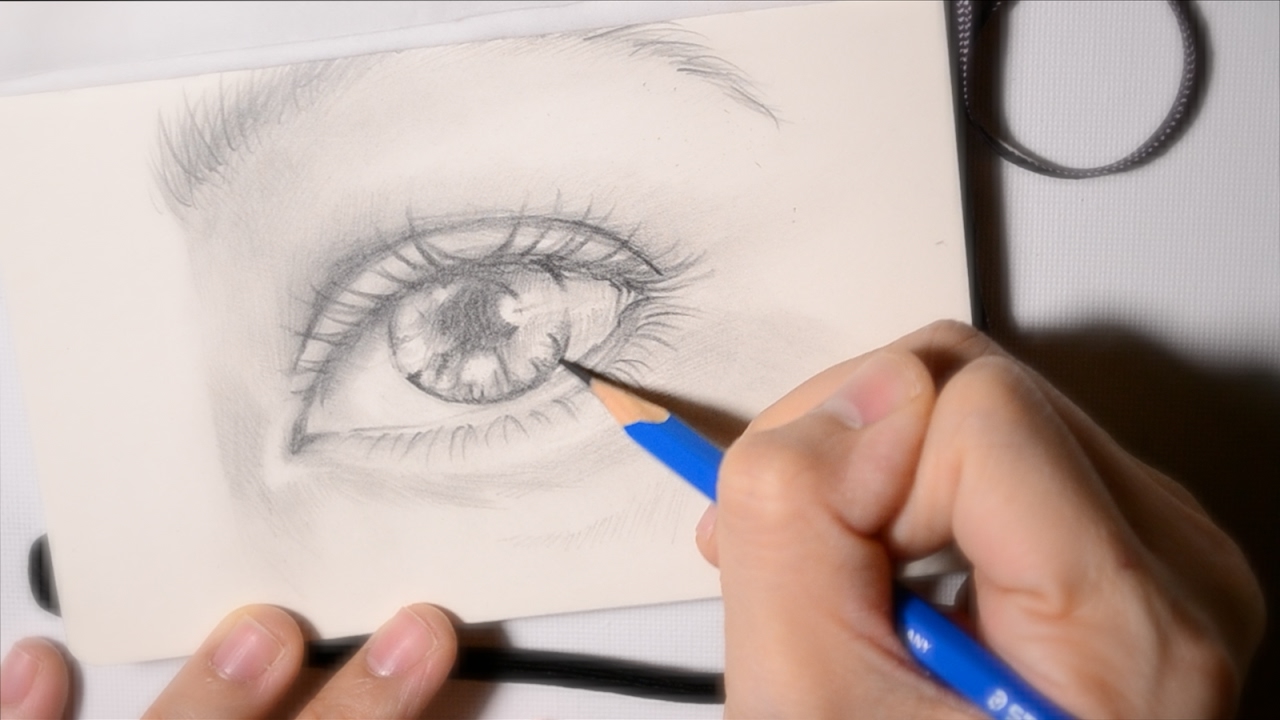 【Sketch】 Eye Sketch 眼睛素描 鉛筆畫 Drawing eye
