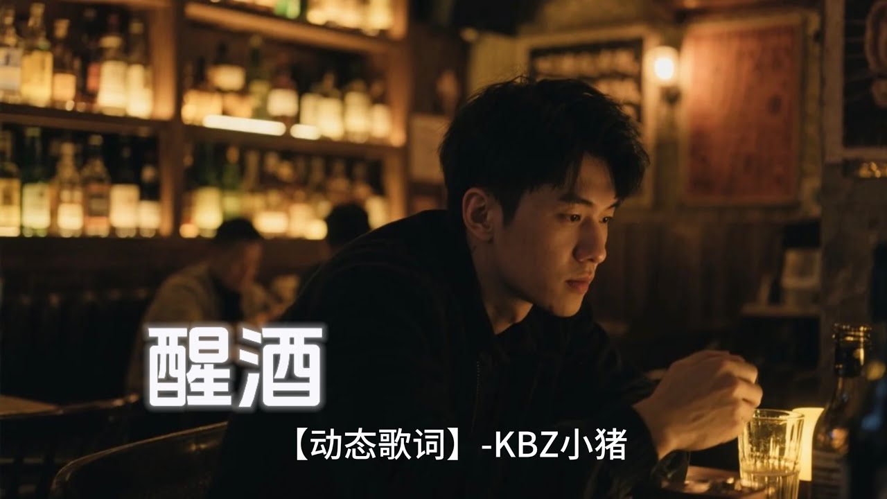 醒酒- KBZ小猪 【动态歌词】写实歌曲 演唱失败的经历把人心看透 空钱包让人为现实低头 