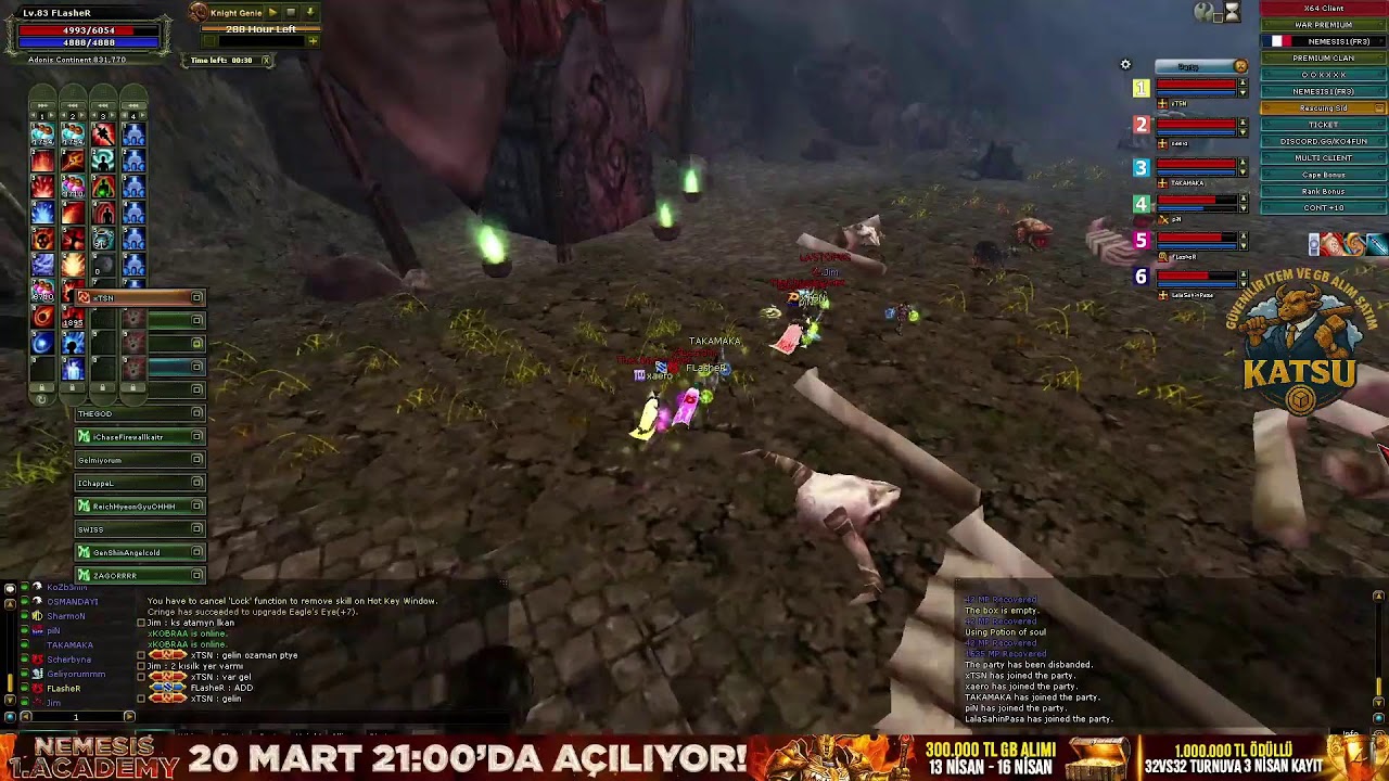 #KO4FUN 🔥NEMESİS AÇILDI 🔥#KnightOnline 🔥 #PvPServer🔥🏆 FLASHER