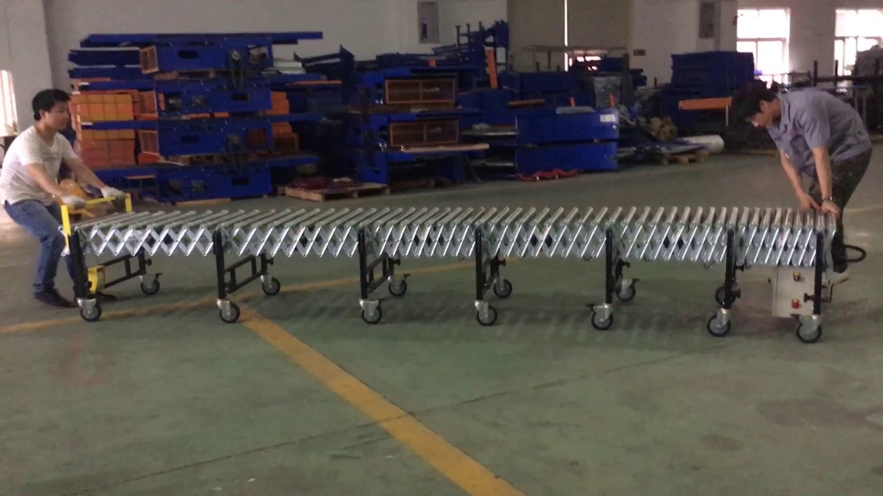 Durable Flexible Expandable Motorized Roller Conveyor