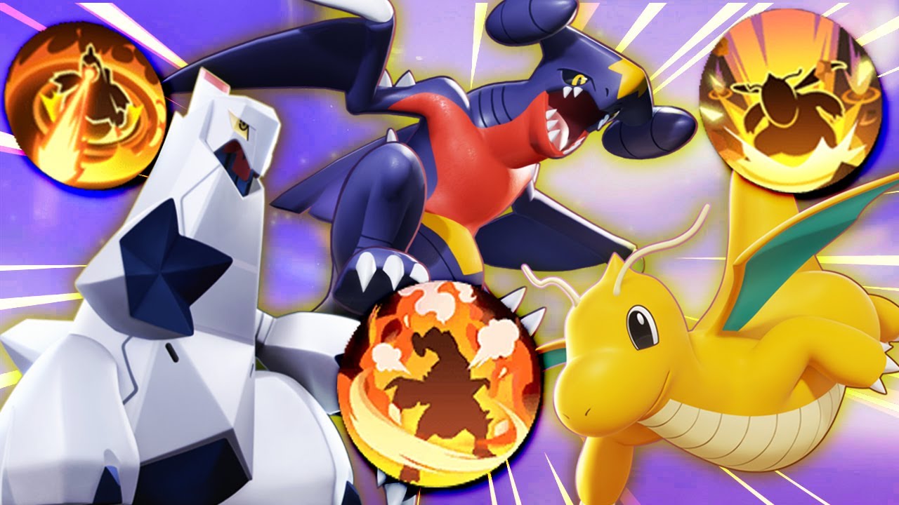 HOW TO CARRY WITH DRAGON POKEMON IN POKEMON UNITE ! GARCHOMP / DRAGONITE + DURALADON GAMEPLAY !