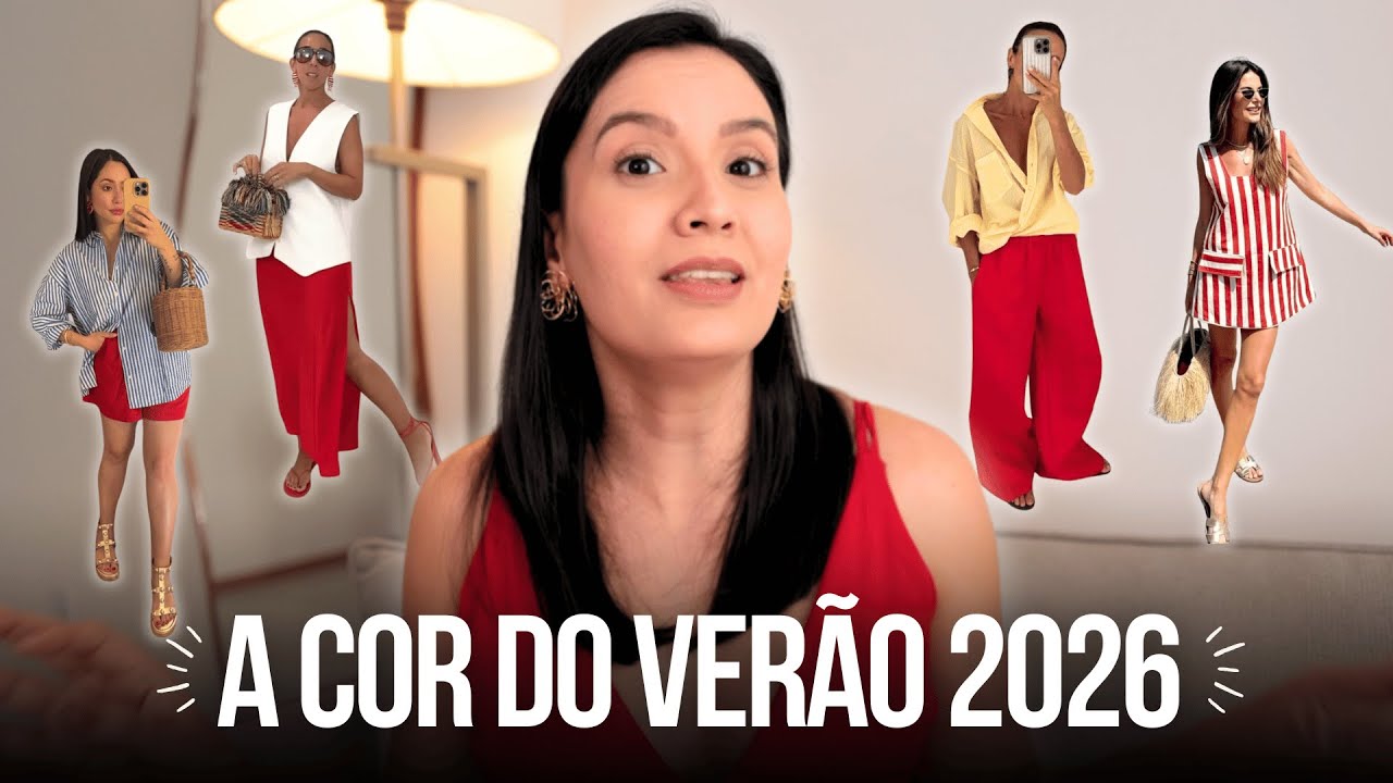 COMO USAR O VERMELHO NO VERÃO