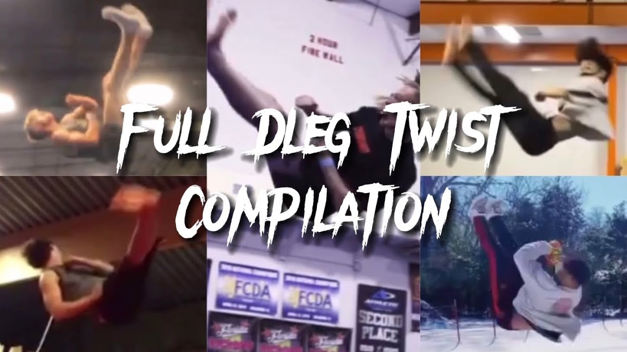 FULL DLEG TWIST TRICKING COMPILATION