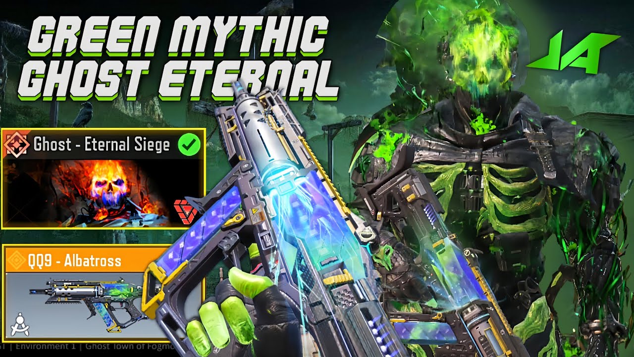 Green Mythic Ghost Eternal Siege + Legendary QQ9 Albatross! (Intense Kills Alcatraz Gameplay) CODM