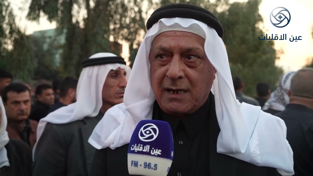 تشيع جثمان السيد علي ولي الحيدري الى مثواه الاخير  في قرية السادة في سهل نينوى