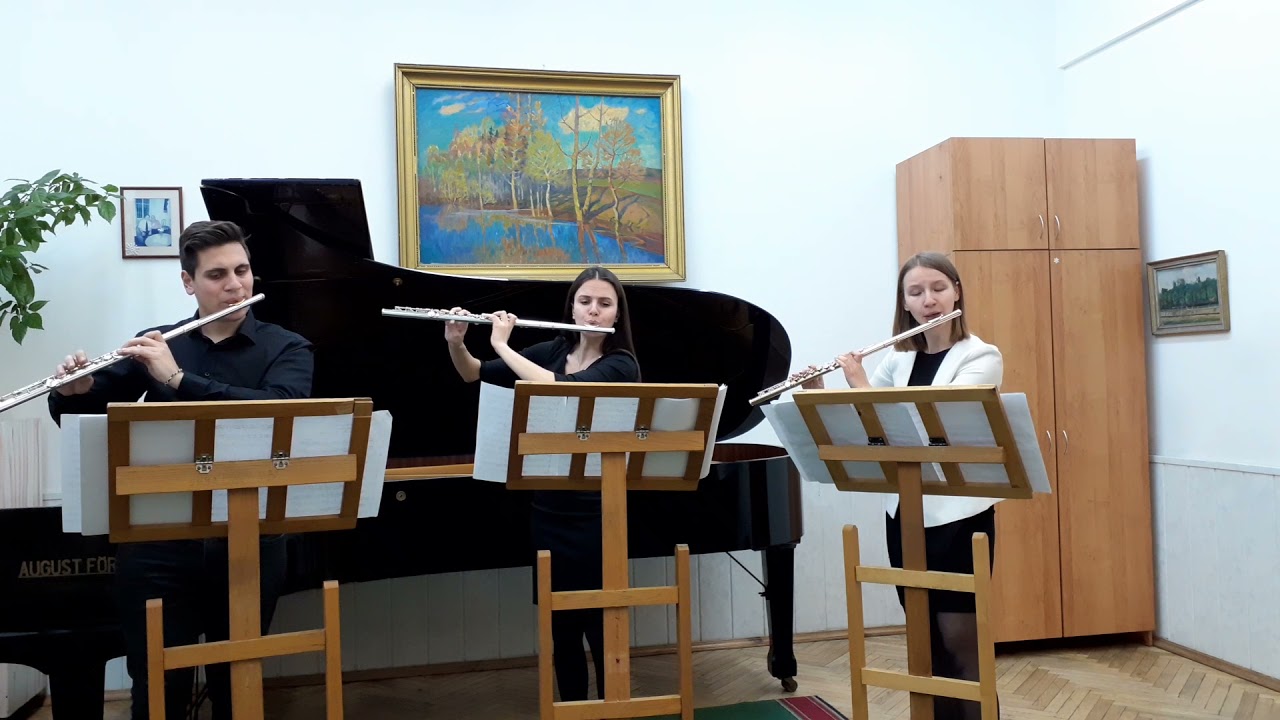 Ласло Земплени Трио для трех флейт в трёх частях