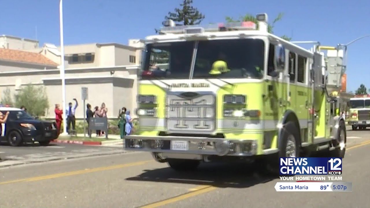 Santa Maria Fire Department honors healthcare workers in giant parade